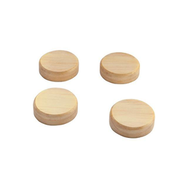 Neodym Holz-Magnet rund ø 3,3cm Pinienholz Sigel BA210 (PACK=4 STÜCK) Produktbild