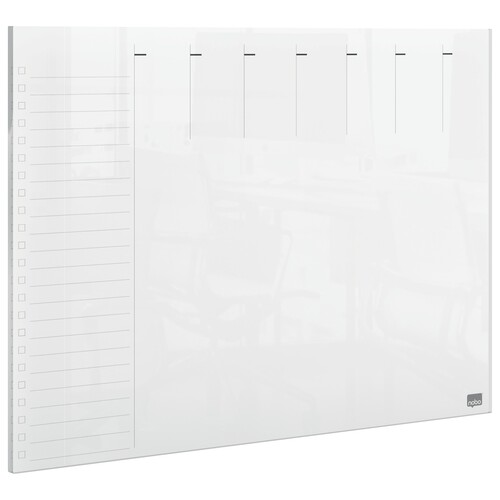 Wochenplaner Plantafel A4 glasklar Acryl Nobo 1915614 Produktbild