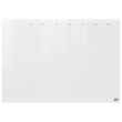 Wochenplaner Plantafel A4 glasklar Acryl Nobo 1915614 Produktbild Additional View 1 S