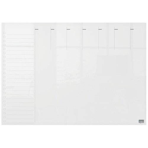 Wochenplaner Plantafel A3 glasklar Acryl Nobo 1915615 Produktbild Additional View 1 L