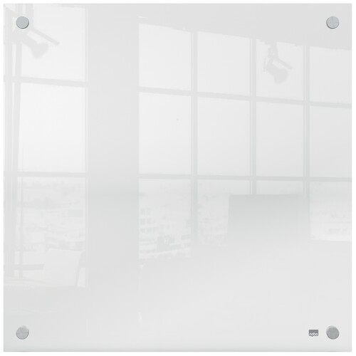 Whiteboard Wandmontage Acryl 45x45cm glasklar Nobo 1915620 Produktbild Additional View 1 L