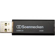 Soennecken USB-Stick 71617 3.0 16GB schwarz/silber Produktbild Additional View 1 S