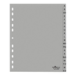 Register A4 Zahlen 1-20 grau Überbreite Plastik BestStandard Produktbild