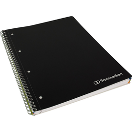 Soennecken Meetingbook 3096 DIN A4 4fach gelocht 90g/qm schwarz Produktbild