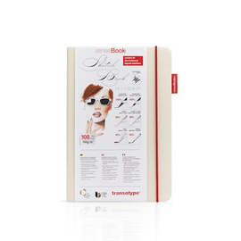 Layoutmarker Sketchbook senseBook by transotype A5 mit rotem Gummiband 75062500 Produktbild