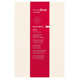 Refill für senseBook Flap by transotype 14x21cm kariert 75510502 Produktbild
