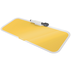 Glas Desktop Memoboard Cosy für den Schreibtisch gelb Leitz 5269-00-19 Produktbild