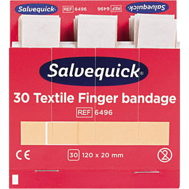 Salvequick Fingerverband 6496 elastisch 30 St./Pack. (PACK=30 STÜCK) Produktbild