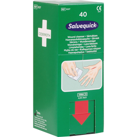 Salvequick Wundreinigungstuch 1009301 40St. (PACK=40 STÜCK) Produktbild