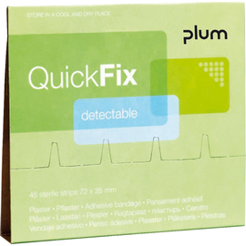 QuickFix Pflaster Refill 5513 Detectable 45 St./Pack. (PACK=45 STÜCK) Produktbild