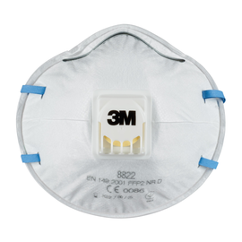 3M Maske 8822 FFP2 mit Ventil 10 St./Pack. (PACK=10 STÜCK) Produktbild