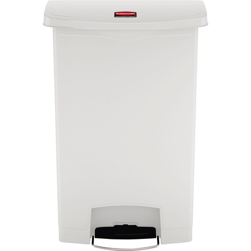 Rubbermaid Tretabfalleimer Slim Jim 1883561 Kunststoff 90l weiß Produktbild Front View L