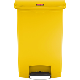 Rubbermaid Tretabfalleimer Slim Jim 1883579 Kunststoff 90l gelb Produktbild