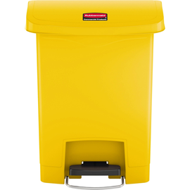Rubbermaid Tretabfalleimer Slim Jim 1883573 Kunststoff 30l gelb Produktbild