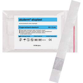 aluderm Fingerverband aluplast 1009192 18x2cm 10 St./Pack. Produktbild