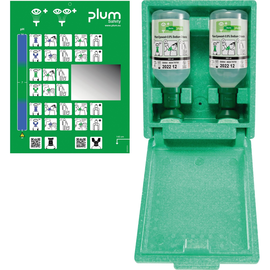 PLUM Augenspülwandbox 4650 mit 2x500 ml Plum Eyewash Produktbild