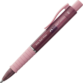 Kugelschreiber Poly Ball View rose shadow Faber Castell 145753 Produktbild