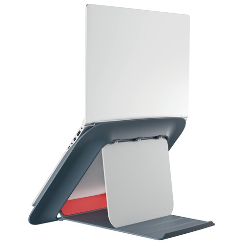 Laptopständer Ergo Cosy bis 17" höhenverstellbar grau Leitz 6426-00-89 Kunststoff Produktbild Additional View 2 L