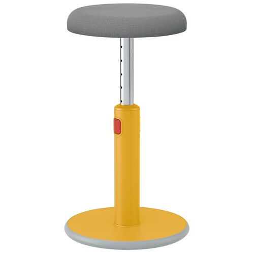 Sitz- und Stehhocker Ergo Cosy gelb höhenverstellbar Leitz 65180019 Produktbild Additional View 1 L