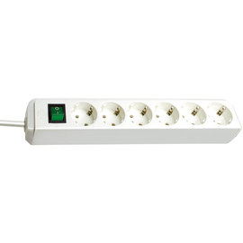 Steckdosenleiste Eco-Line 6-fach 1,5m Kabel weiß mit Schalter brennenstuhl 1159520015 Produktbild