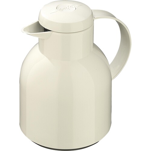 EMSA Isolierkanne Samba Quick Press 504229 1l weiß Produktbild Front View L