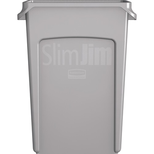 Rubbermaid Abfallbehälter Slim Jim FG354060GRAY 87l grau Produktbild Additional View 3 L