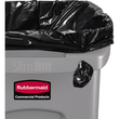 Rubbermaid Abfallbehälter Slim Jim FG354060GRAY 87l grau Produktbild Additional View 4 S