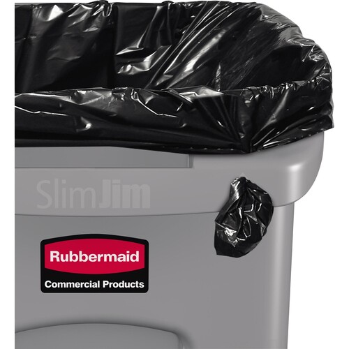 Rubbermaid Abfallbehälter Slim Jim FG354060GRAY 87l grau Produktbild Additional View 4 L