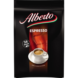 Alberto Kaffee Kaffeepads Espresso 60088 36 St./Pack (PACK=36 STÜCK) Produktbild