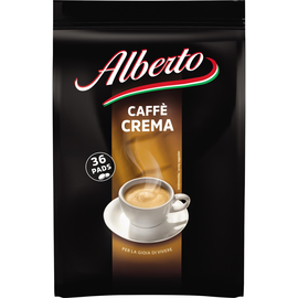 Alberto Kaffee Kaffeepads Caffe Crema 16832 36 St./Pack (PACK=36 STÜCK) Produktbild