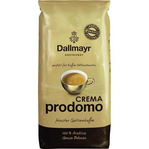 Dallmayr Kaffee Crema Prodomo 551000000 ganze Bohne 1kg Produktbild Front View L