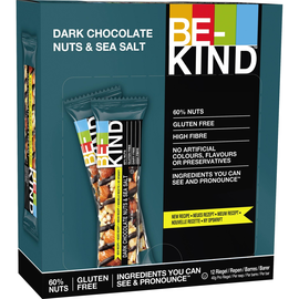 BE-KIND Nussriegel NUTS SEA SALT DARK 100132 40g 12 St./Pack (PACK=12 STÜCK) Produktbild