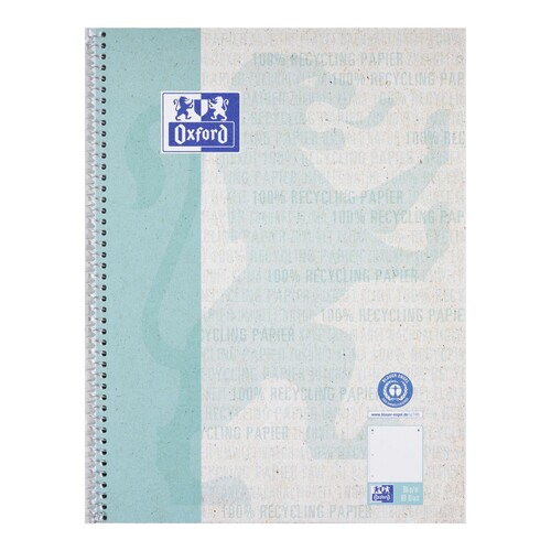 Collegeblock Oxford 4-fach Lochung A4+ dotted Recycling 80Blatt 90g 400159353 Produktbild Front View L