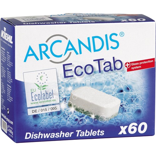 Kiehl Geschirrspültab ARCANDIS EcoTab j 56 11 5a 60St. (PACK=60 STÜCK) Produktbild Front View L