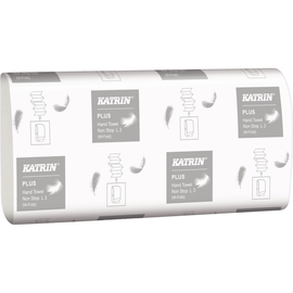 Katrin Papierhandtuch Plus L 61563 3lg 24x32cm ws 2.250 Bl./Pa (PACK=2250 STÜCK) Produktbild