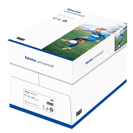 Kopierpapier tecno Universal A4 80g weiß Quick Pack ECF FSC EU-Ecolabel 153CIE (PACK=2500 BLATT) Produktbild