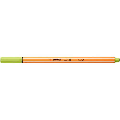 Fineliner Point 88 0,4mm limettengrün Stabilo 88/14 Produktbild Additional View 1 L