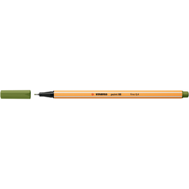 Fineliner Point 88 0,4mm moosgrün Stabilo 88/35 Produktbild