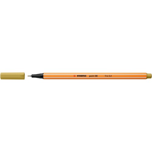 Fineliner Point 88 0,4mm khaki Stabilo 88/66 Produktbild