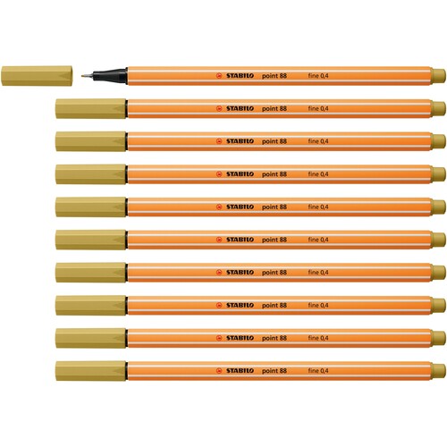 Fineliner Point 88 0,4mm khaki Stabilo 88/66 Produktbild Additional View 2 L