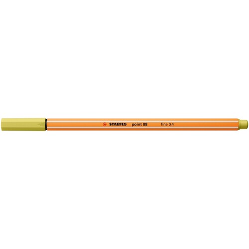 Fineliner Point 88 0,4mm senf Stabilo 88/67 Produktbild Additional View 1 L