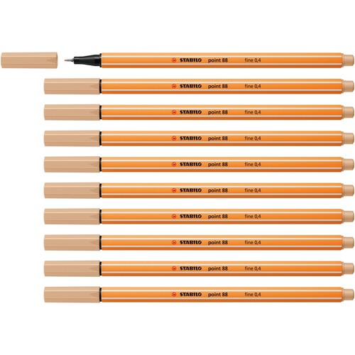 Fineliner Point 88 0,4mm beige Stabilo 88/86 Produktbild Additional View 2 L