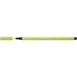 Fasermaler Pen 68 1mm Rundspitze limettengrün Stabilo 68/14 Produktbild
