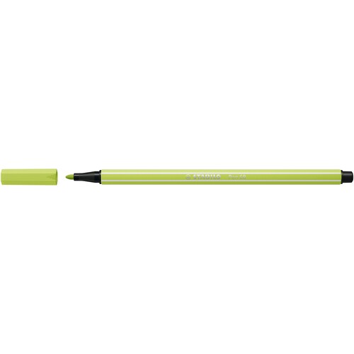 Fasermaler Pen 68 1mm Rundspitze limettengrün Stabilo 68/14 Produktbild