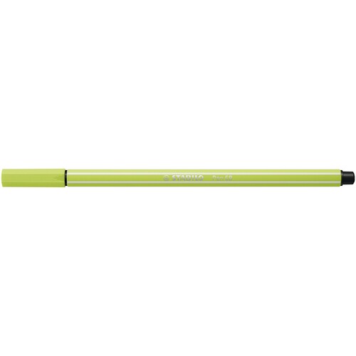 Fasermaler Pen 68 1mm Rundspitze limettengrün Stabilo 68/14 Produktbild Additional View 1 L