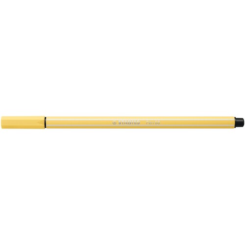 Fasermaler Pen 68 1mm Rundspitze hellgelb Stabilo 68/23 Produktbild Additional View 1 L