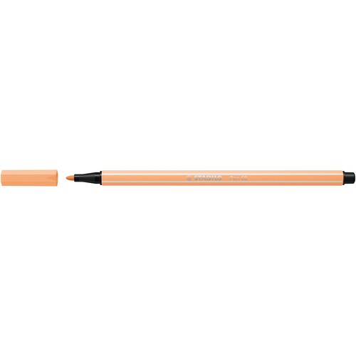 Fasermaler Pen 68 1mm Rundspitze hellorange Stabilo 68/25 Produktbild
