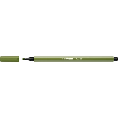 Fasermaler Pen 68 1mm Rundspitze moosgrün Stabilo 68/35 kaufen