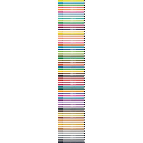 Fasermaler Pen 68 1mm Rundspitze khaki Stabilo 68/66 Produktbild Additional View 3 L