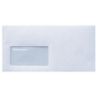 Briefumschlag mit Fenster DIN lang+ 125x235mm selbstklebend 75g weiß (PACK=25 STÜCK) Produktbild